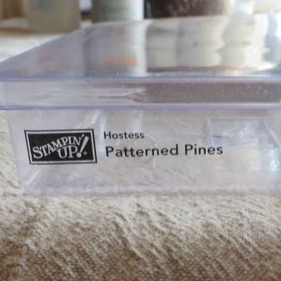 Stampin' Up Printed Patterns Wood Mount Stamp Set - Picture 4 of 4